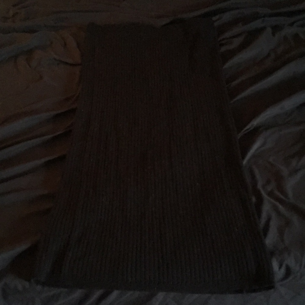 Knit pencil skirt